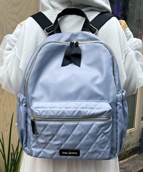 quilt pocket backpack(Blue-F)