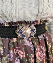 Pocket watch motif rubber Belt