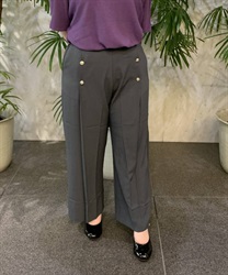 Double button wide pants(Chachol-F)