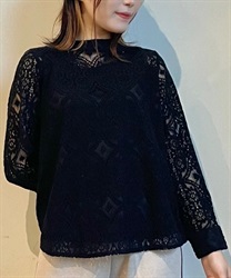 Lace Pullover(Black-F)