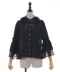 3 -stage frilled princess sleeve Blouse