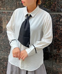 Long shirt with Thai(White-F)