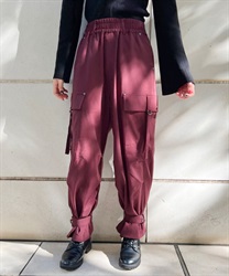 Military -style cargo pants(Wine-F)