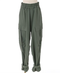Military -style cargo pants(Green-F)