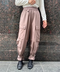 Tuck design cargo pants(Grey-F)