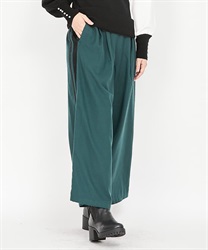 Side line wide pants(Dark green-F)
