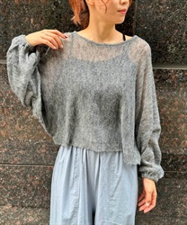 Mohair touch knit x inner(Grey-F)