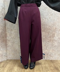 Linjage Pants with ribbon(Wine-F)