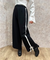 Linjage Pants with ribbon(Black-F)