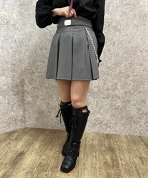 Pleated mini Skirt