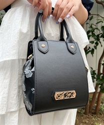 Color scheme drawstring Bag(Black-F)