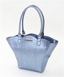 Pearl tote bag(Blue-M)