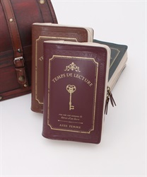 Book -style design pouch(Wine-F)