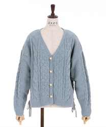 axes femme embroidered knit cardigan
