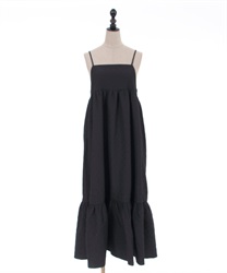Sprinkle Jacquard Camisole Dress(Black-F)