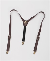 Classical rose suspender(Brown-F)