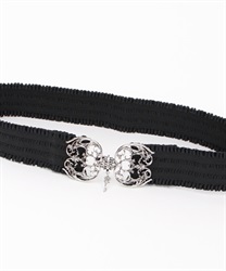 Rubber Belt with key charm(Silver-F)