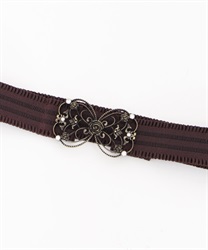Three -dimensional variety rubber Belt(Antique gold-F)