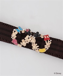 Mickey & Minnie Rubber Belt(Gold-F)