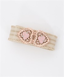 Heart rose rubber Belt(Pink-F)