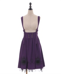 Rose Witch House Skirt(Purple-F)