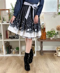 Ice Christal Midol Skirt(Black-F)