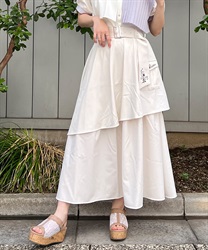 Ashmetic Ard Long Skirt(White-F)