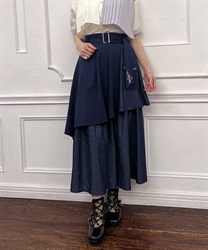 Ashmetic Ard Long Skirt(Navy-F)