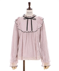 Bicolor pullover(Pink-F)