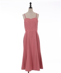 Mermaid Long Camisole Dress(Pink-F)