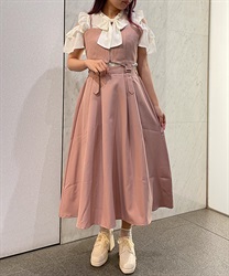 2way cutout Dress(Pink-F)