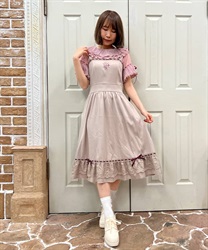 Balloon Fest Embroidery Dress(Pink-F)