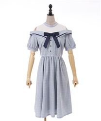 Classic cutout Dress(Grey-F)
