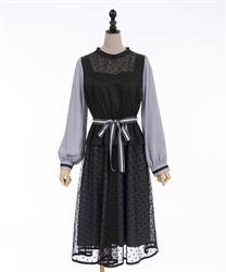 Bustee Design Dress(Black-F)
