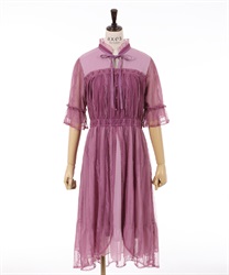 Lace Layered Dress(Pink-F)