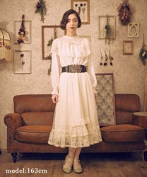 Vintage style Dress(Ecru-F)