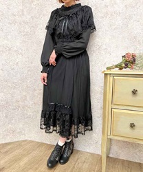 Vintage style Dress(Black-F)