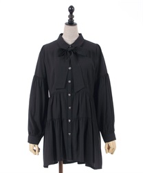 Tiade shirt tunic(Black-F)