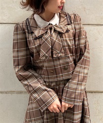 Short length classical Jacket(Brown-F)