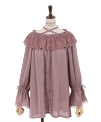 Frilled Blouse(Pink-F)