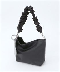 2WAY Bag with heart pouch(Black-F)