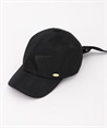 Buck ribbon miscellaneous material style cap(Black-M)