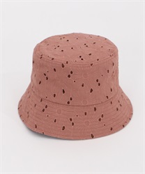 Flower lacy basket hat(Brown-M)
