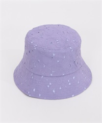 Flower lacy basket hat(Lavender-M)