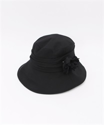 UVHAT with brim back lace covers(Black-F)