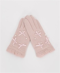 Mini pearl glove(Pale pink-M)