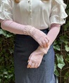Bracelet design with drawstring UV gloves(Pink-F)