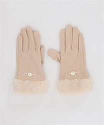 style rose x bijoux gloves(Beige-F)