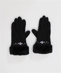 style rose x bijoux gloves(Black-F)