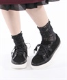 Quilting sneakers(Black-S)